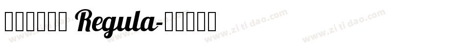 あおぞら明朝 Regula字体转换